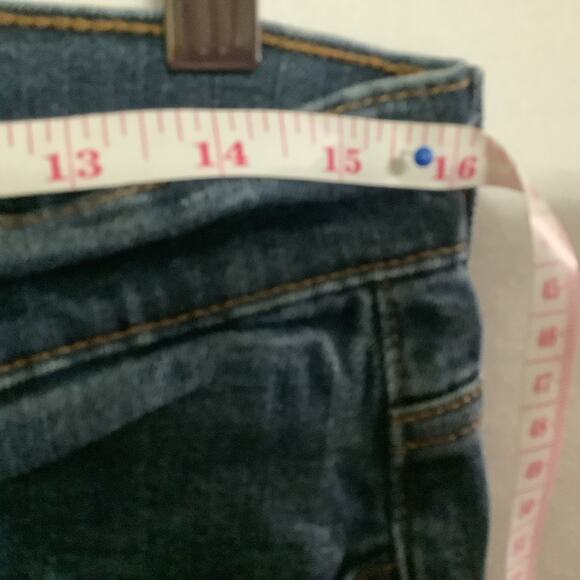 Levi 505 Red Tab Ladies Size 10 Long Blue Jeans - Straight Leg 505 - Picture 7 of 12